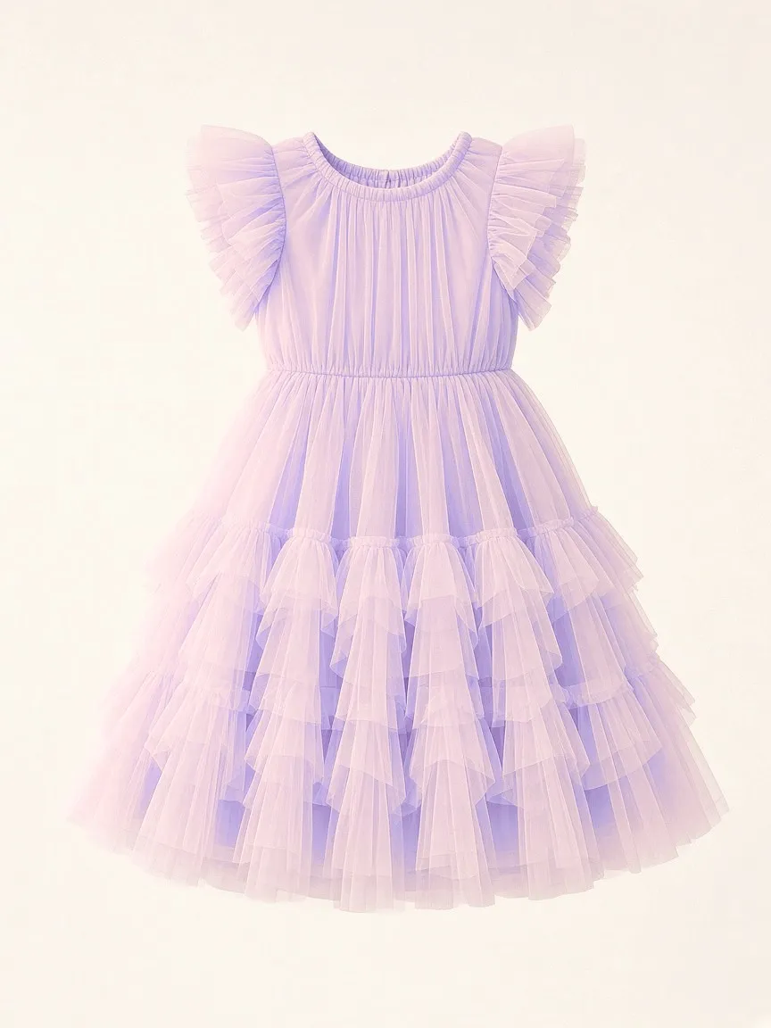Lavender Tulle Dress