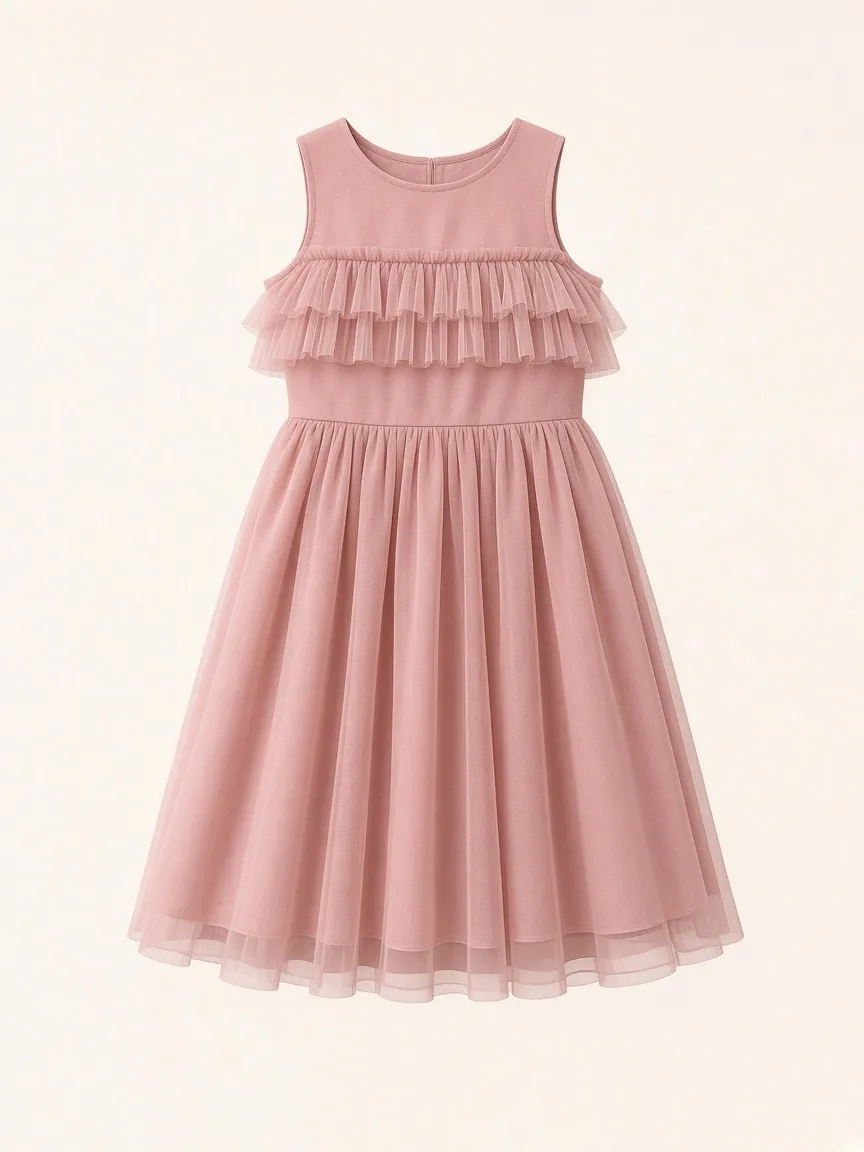 Petal Ruffle Dress